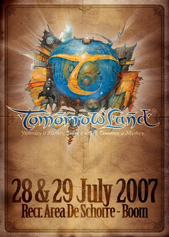Tomorrowland 2007 festival poster
