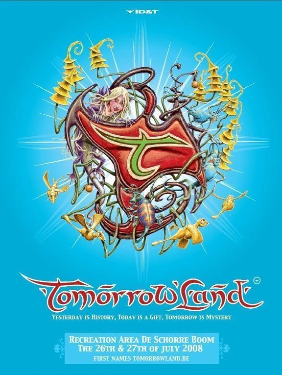 Tomorrowland 2008 festival poster