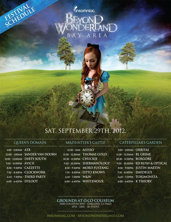 Beyond Wonderland Bay Area 2012