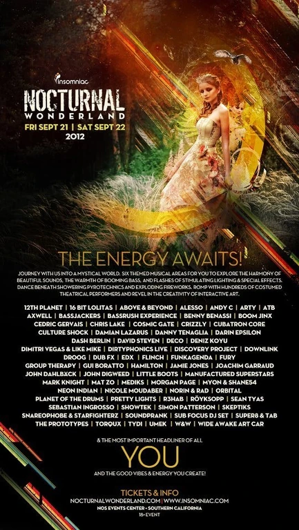 Nocturnal Wonderland 2012