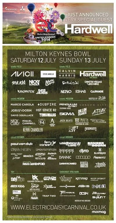 EDC UK 2014 festival poster