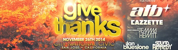 Give Thanks 2014 festival poster