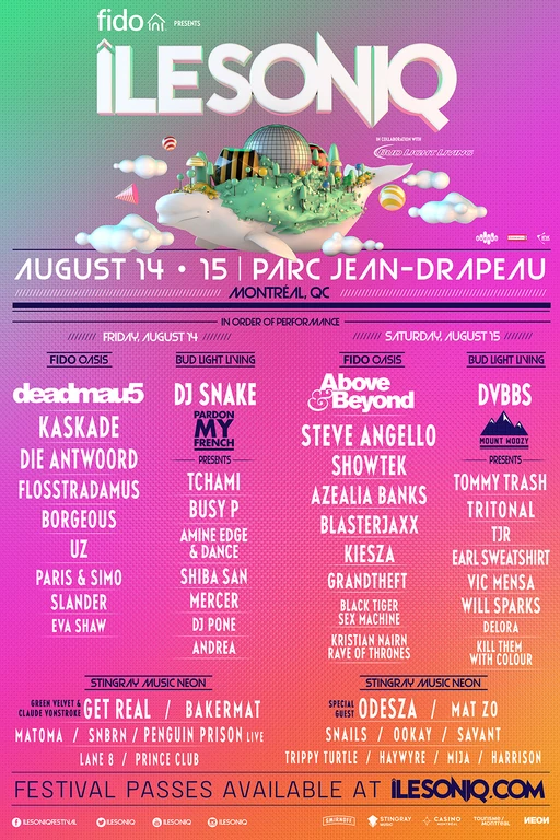 îlesoniq 2015 festival poster