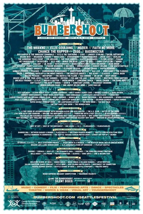Bumbershoot 2015 festival poster