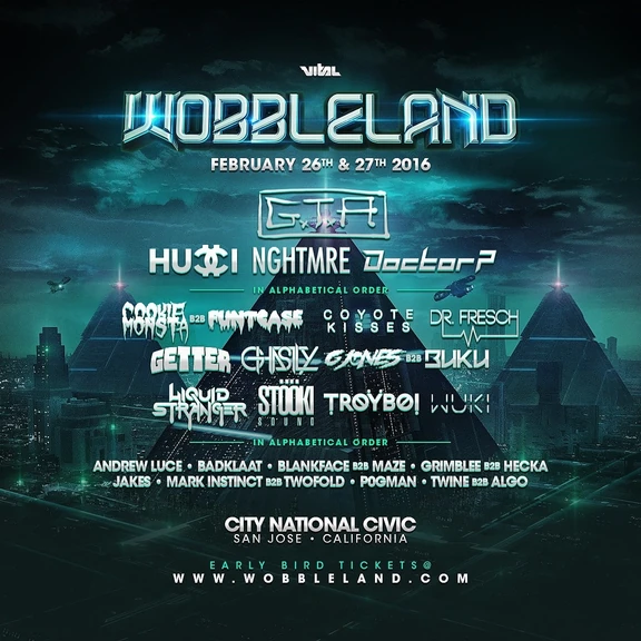 Wobbleland 2016 festival poster