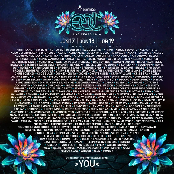 EDC Las Vegas 2016