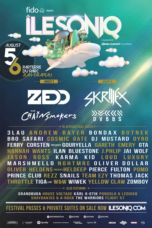îlesoniq 2016 festival poster