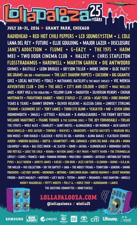 Lollapalooza 2016