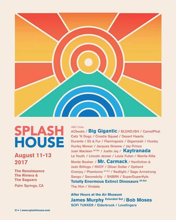 Splash House 2017 August