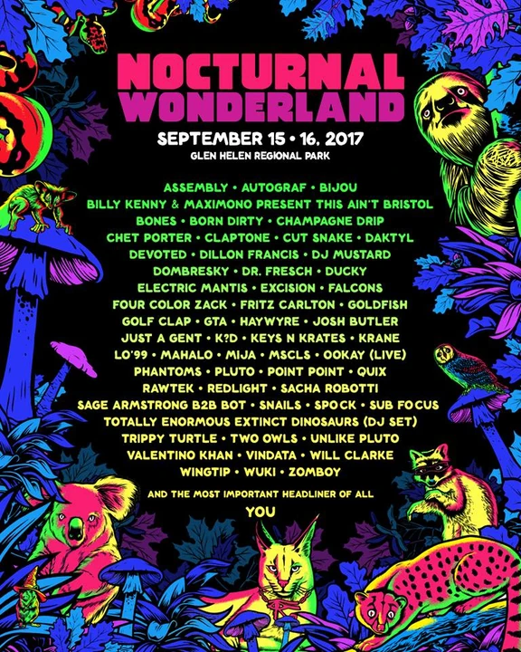 Nocturnal Wonderland 2017