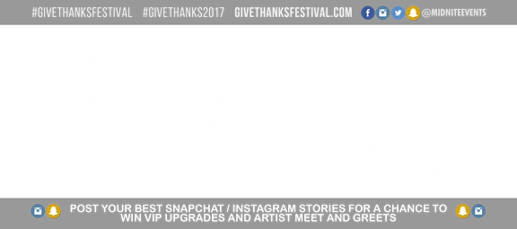 Give Thanks 2017 festival poster