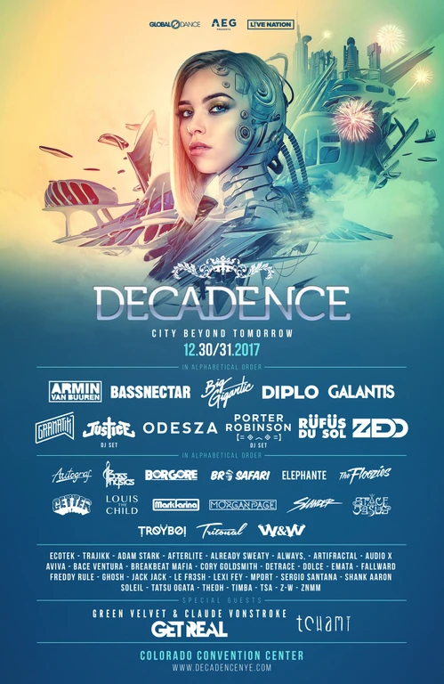 Decadence Colorado 2017 festival poster