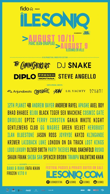 îlesoniq 2018 festival poster