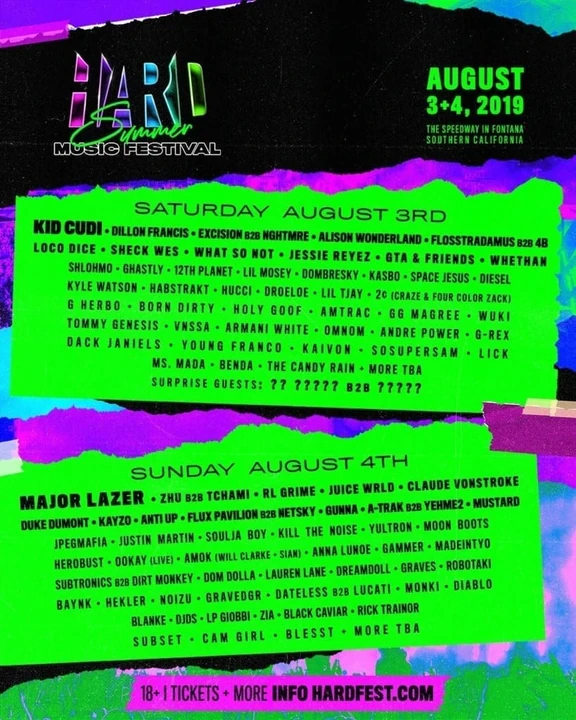 HARD Summer 2019