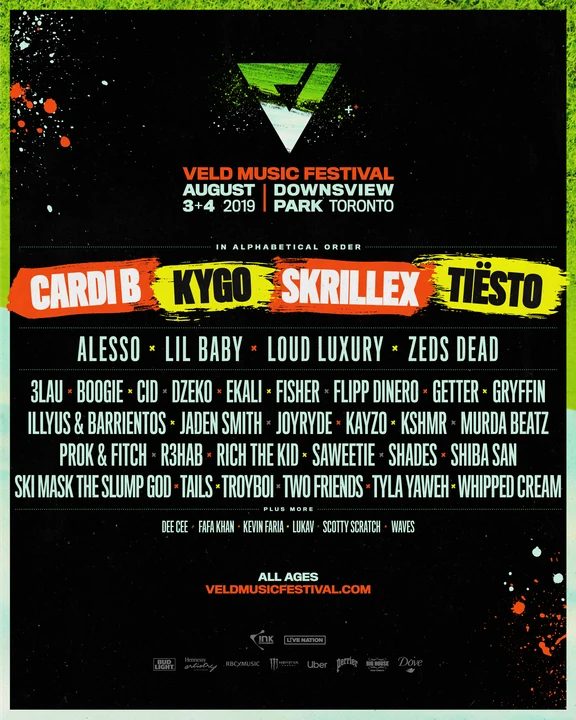Veld Music Festival 2019 festival poster