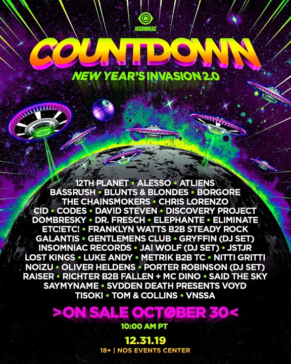 Countdown NYE 2019