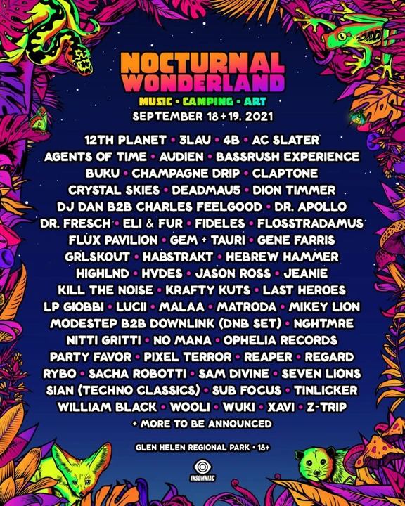 Nocturnal Wonderland 2021