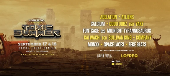 Toxic Summer 2021 festival poster