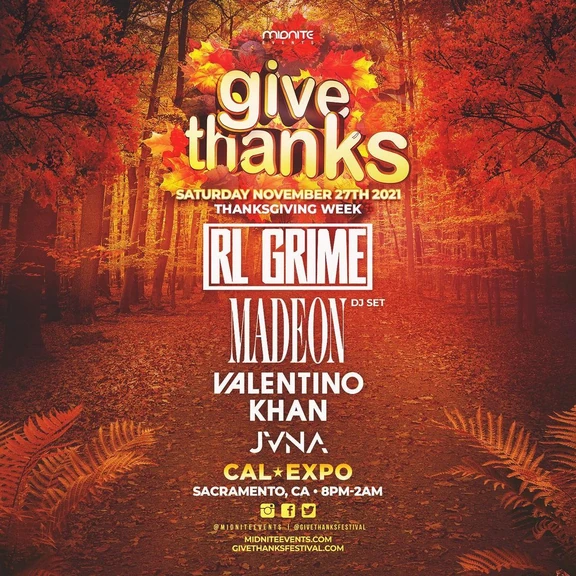 Give Thanks 2021 festival poster