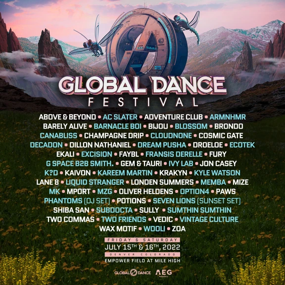Global Dance Festival 2022 festival poster