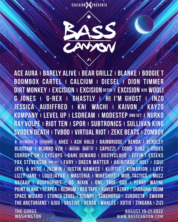 Bass Canyon 2022