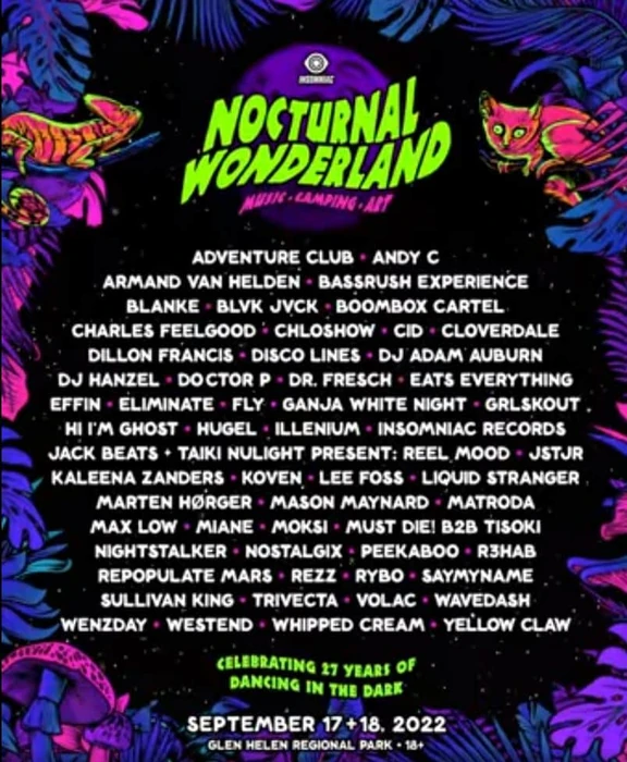 Nocturnal Wonderland 2022