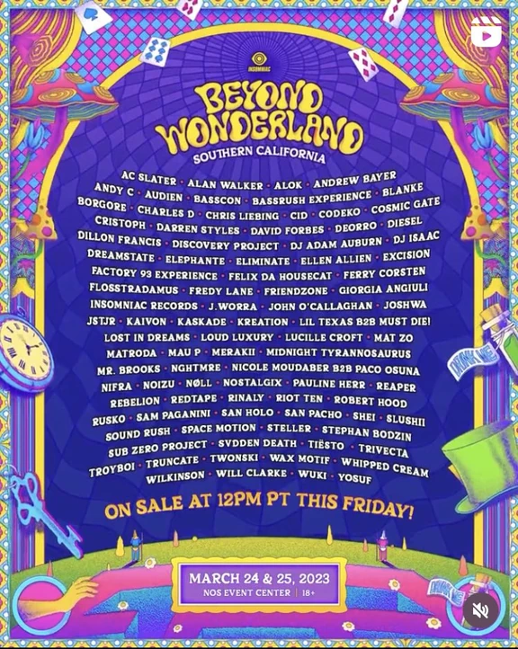 Beyond Wonderland SoCal 2023