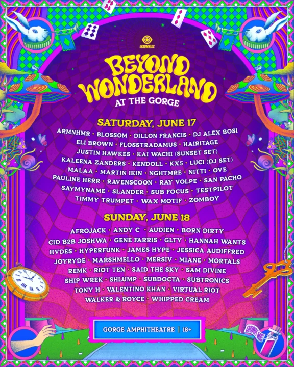 Beyond Wonderland at the Gorge 2023