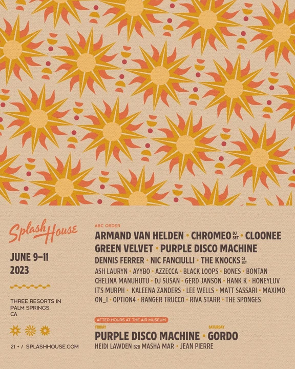 Splash House 2023 June