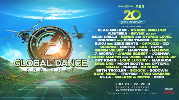 Global Dance Festival 2023 festival poster