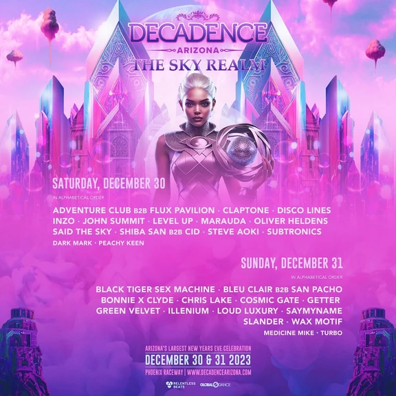 Decadence Arizona 2023