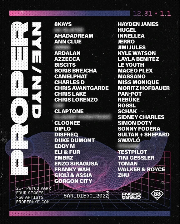 Proper NYE 2023