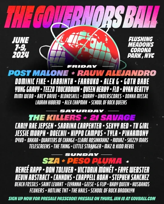 The Governors Ball 2024