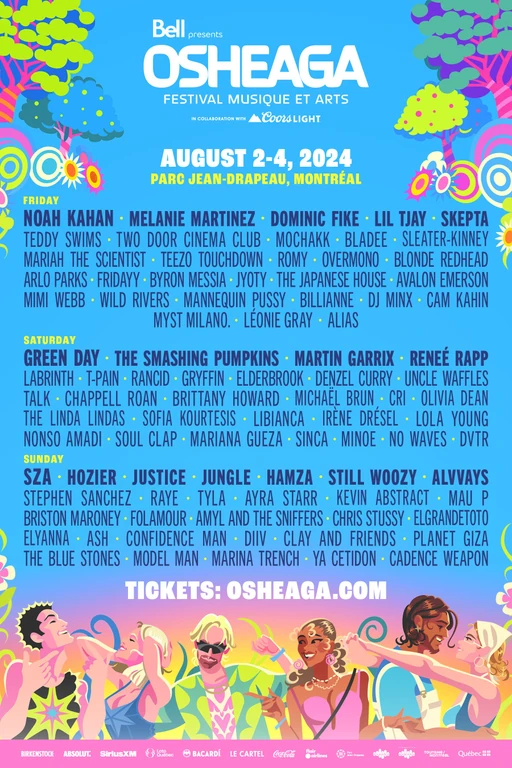 Osheaga Festival Musique et Arts 2024