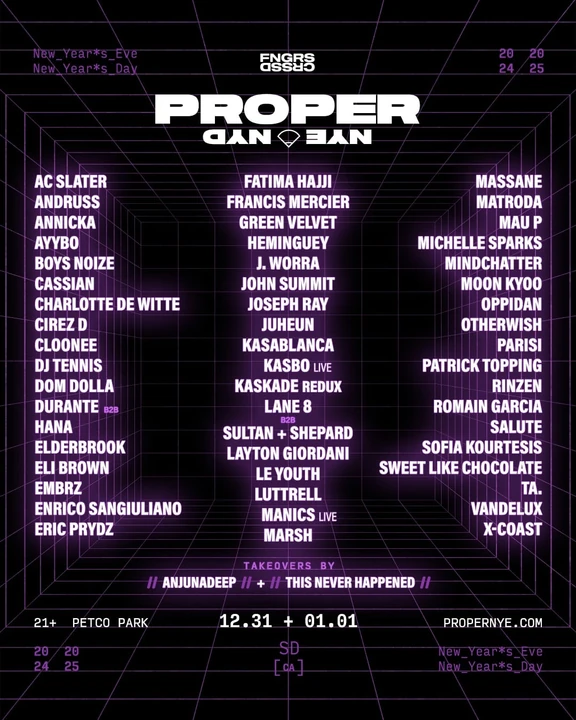 Proper NYE 2024