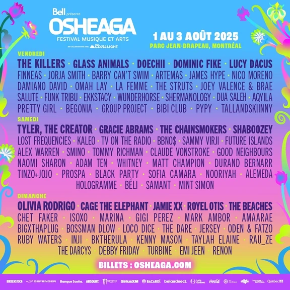 Osheaga Festival Musique et Arts 2025