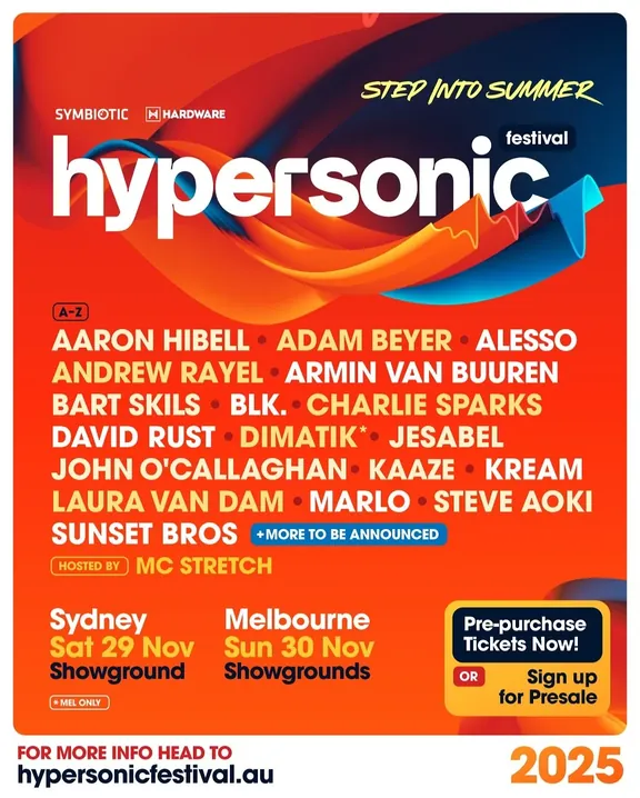 Hypersonic Festival Melbourne 2025