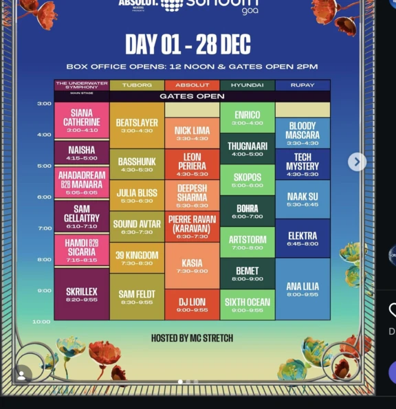 Sunburn Festival 2025