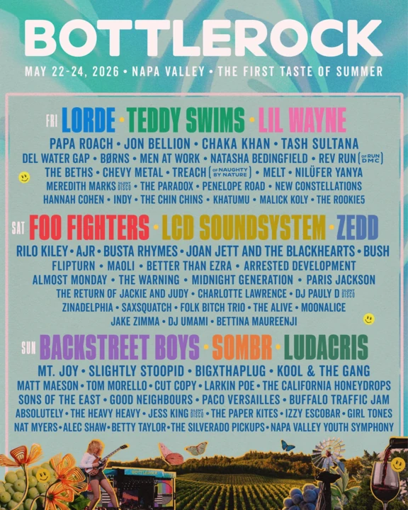 BottleRock Napa Valley 2026