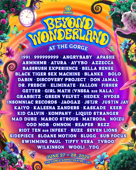 Beyond Wonderland at The Gorge 2026