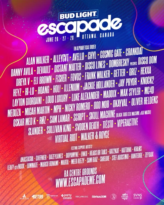 Escapade Music Festival 2026