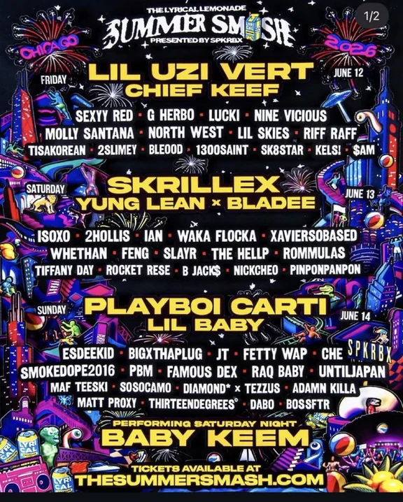 The Lyrical Lemonade Summer Smash 2026