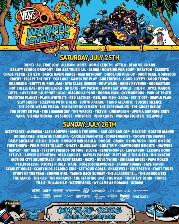 Warped Tour Long Beach 2026