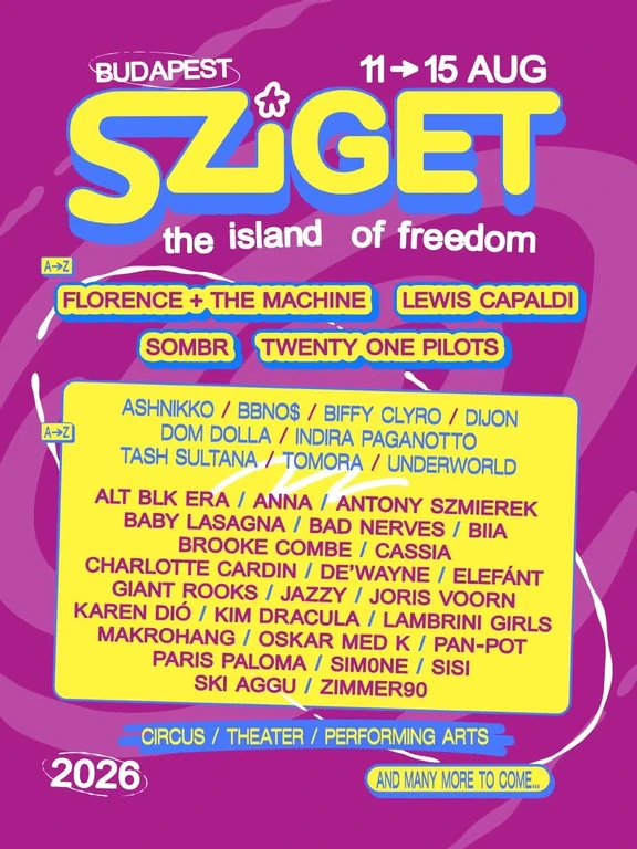 Sziget Festival 2026