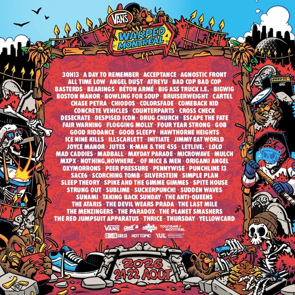 Warped Tour Montreal 2026