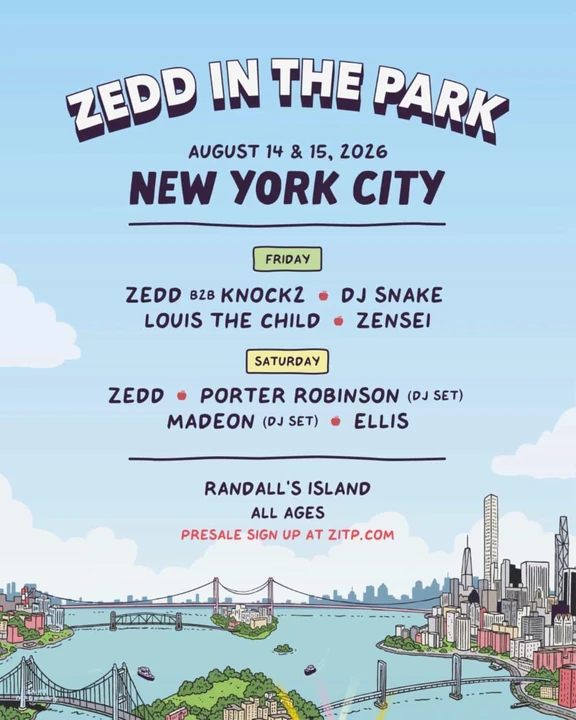 Zedd in the Park 2026