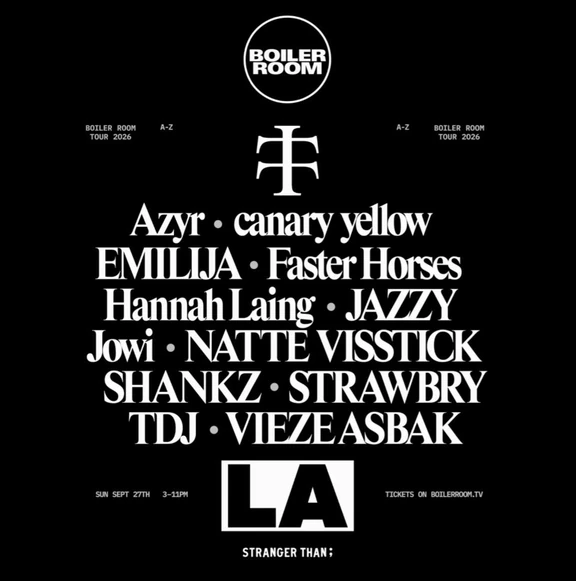 Boiler Room LA 2026