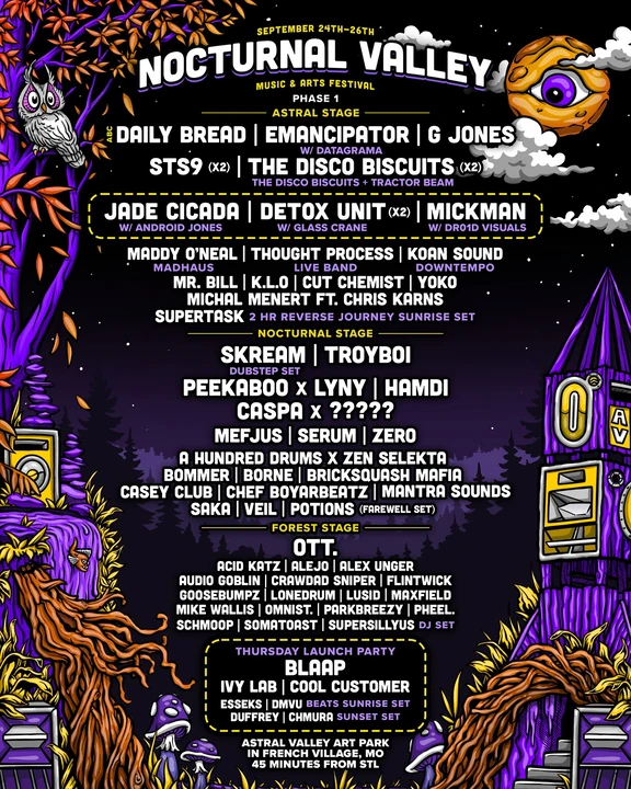 Nocturnal Valley Music & Arts Festival 2026