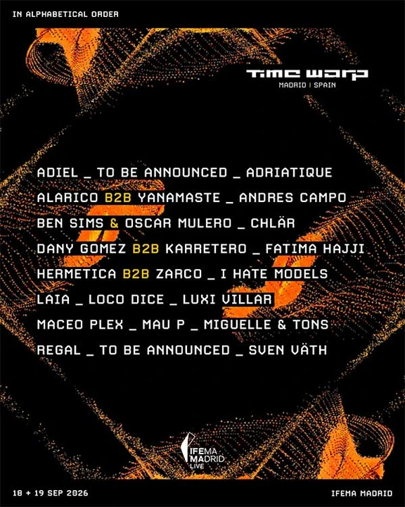 Time Warp Spain 2026