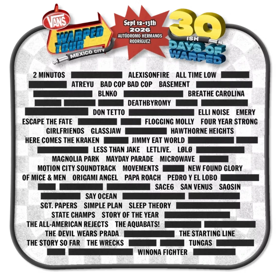 Warped Tour Mexico City 2026